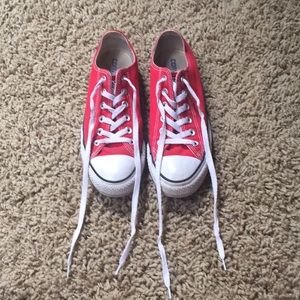 Red Low Top Converse